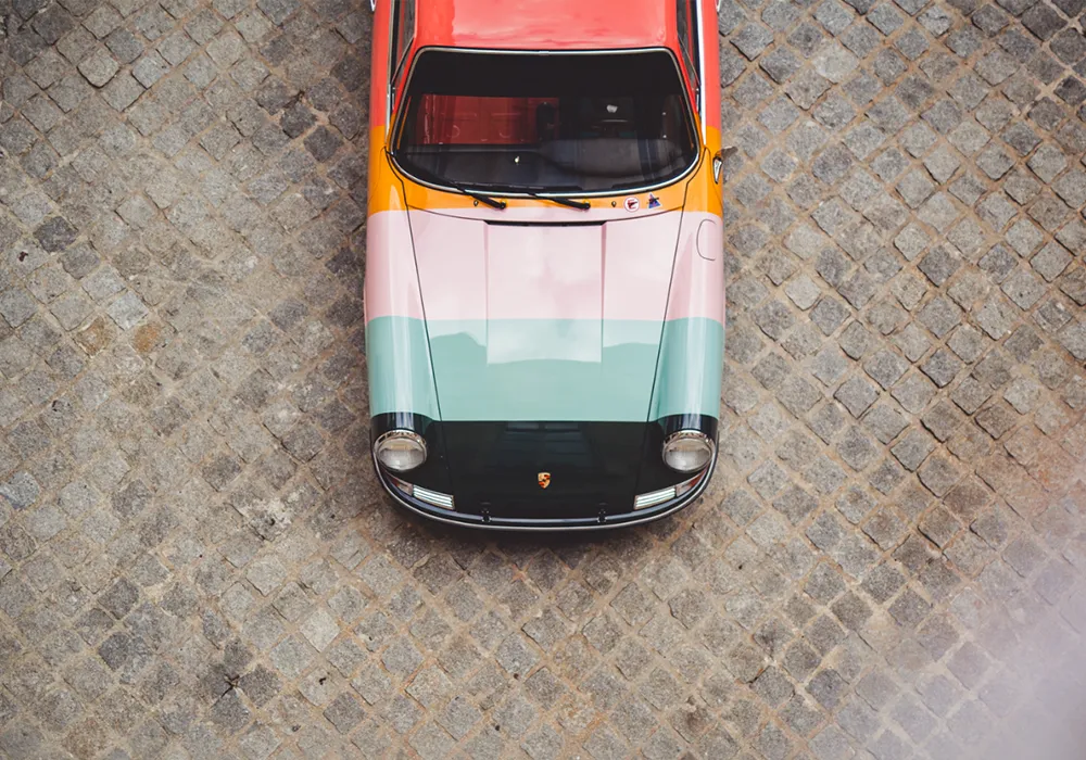 Paul Smith Porsche 911 Stripey photographed by Mathieu Bonnevie