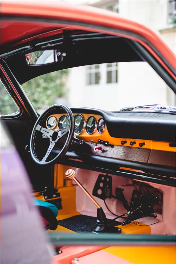 Paul Smith Porsche 911 Stripey photographed by Mathieu Bonnevie