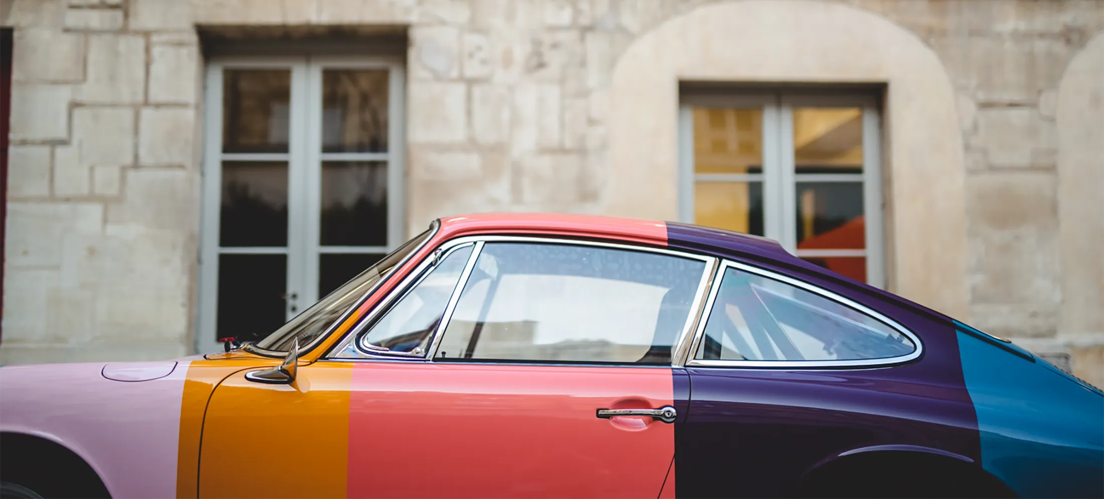 Paul Smith Porsche 911 Stripey photographed by Mathieu Bonnevie