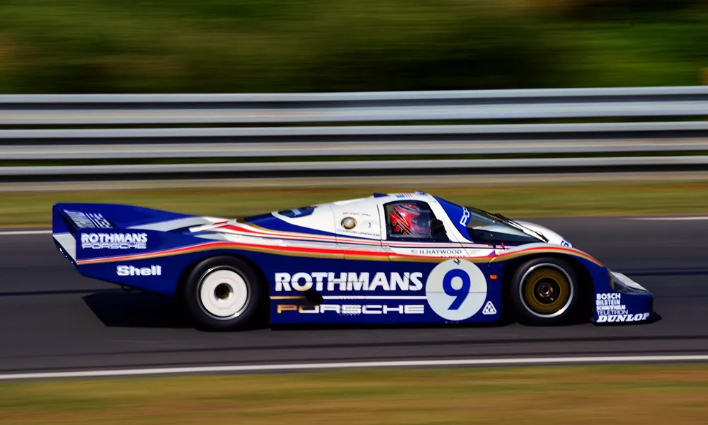 Rothmans Porsche 956 Group C racing car